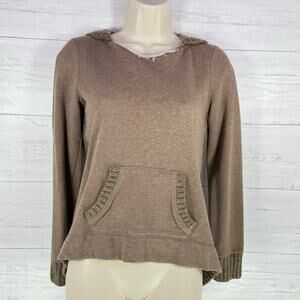 VTG Aeropostale‎ Y2K xs Brown women sweater hoodie grunge goblin bella elena